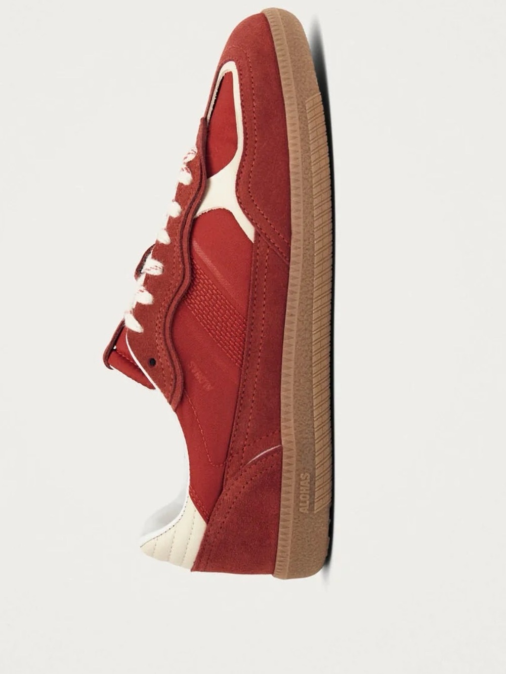 Alohas TB.490 RIFE SHEEN RED LEATHER SNEAKERS - Picture 9 of 9